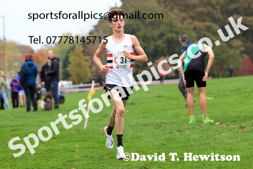 Senior Mens relay, 2025 Northern Cross Country Relays, Graves Park, Sheffield. Photo: David T. Hewitson/Sports for All Pics
